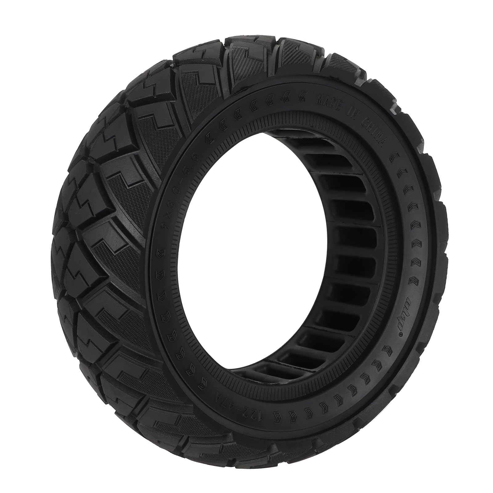TREFAN 9 x 3,0 – 5,5 pneumatici pieni per Kukirin G2 pro scooter elettrico, 9 x 3,0 – 5,5 fuoristrada, pneumatici di ricambio anteriore/posteriore, 9 pollici, antiscivolo, pneumatici per scooter