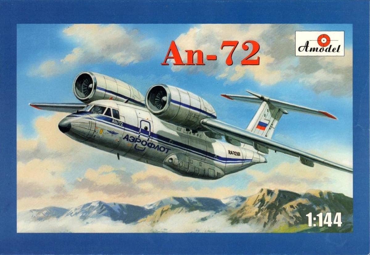 Amazon | Aモデル 1/144 ロシア空軍輸送機 アントノフ An-72 NATO