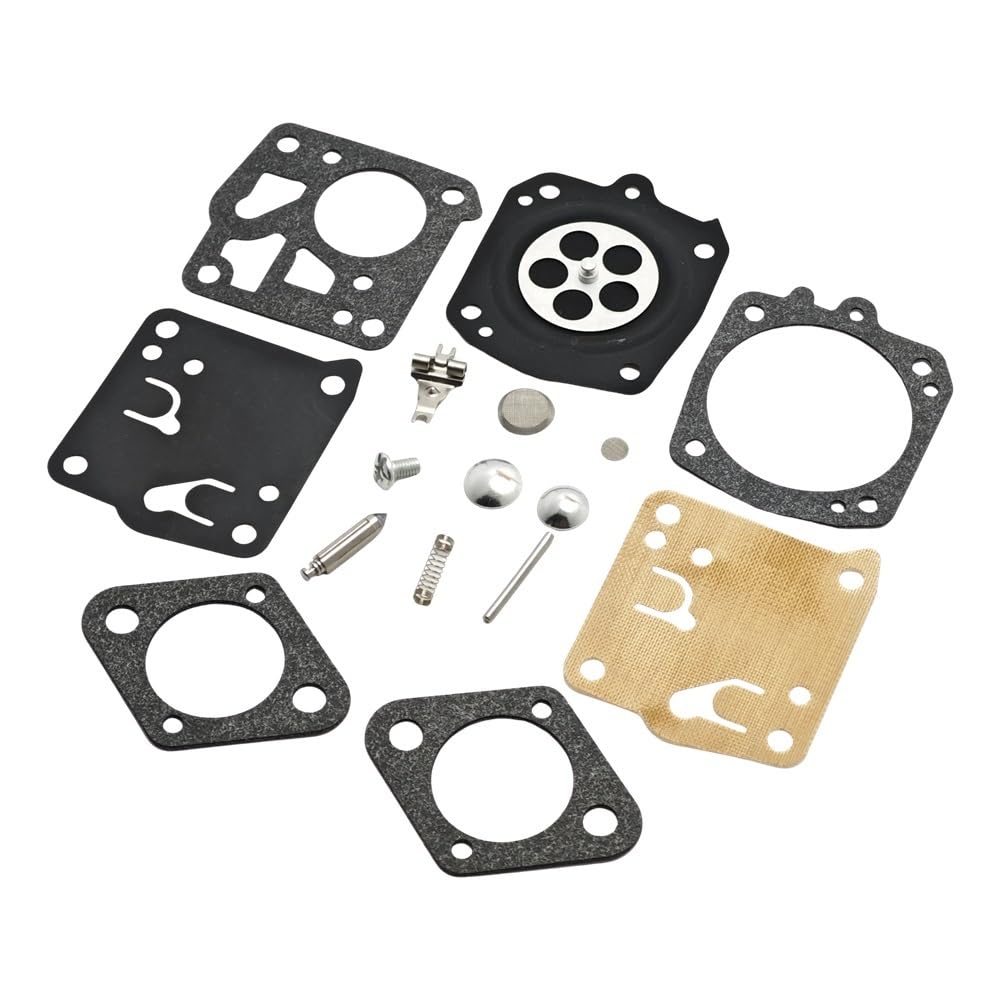 Jardinería Kit de reparación de carburador de 20 Piezas for cortacésped RK-23HS, RK-23-HS y Herramientas de jardín. Piezas de Mantenimiento