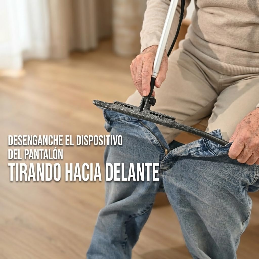 Aiuto per Vestirsi senza piegarsi - PINCHO - Aiuti tecnici Mobilità Ridotta, Anziani Accessori, Regali per Anziani, Ortopedia, Dispositivo per Indossare Pantaloni e Biancheria Intima