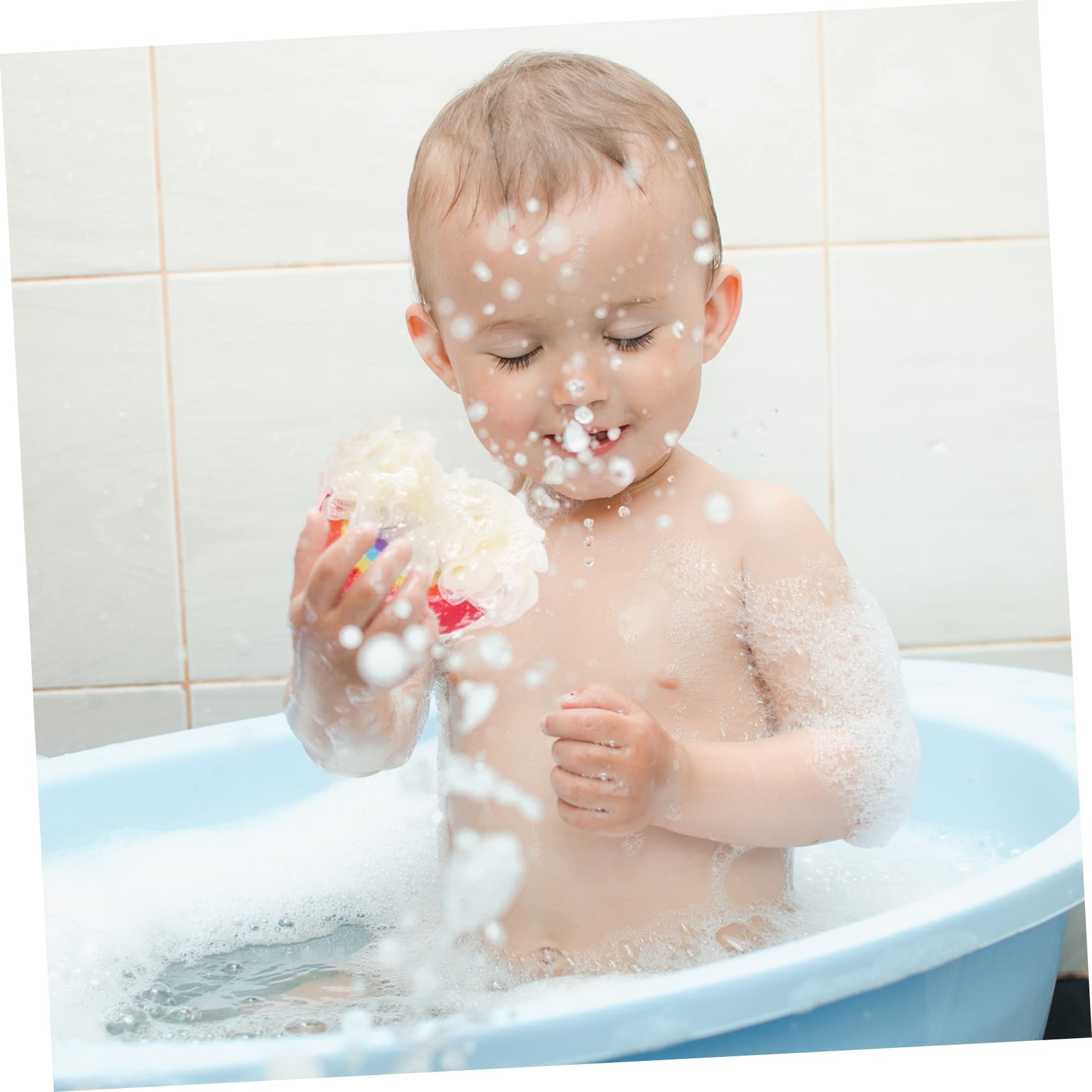 2 Pezzi Spugna Da Bagno E Doccia Spugna A Rete Spugna Esfoliante Per Il Viso Spazzola Per Doccia Spugna Da Bagno Spazzola Per Doccia Scrubber Per Il Corpo Sicura Per La Pelle
