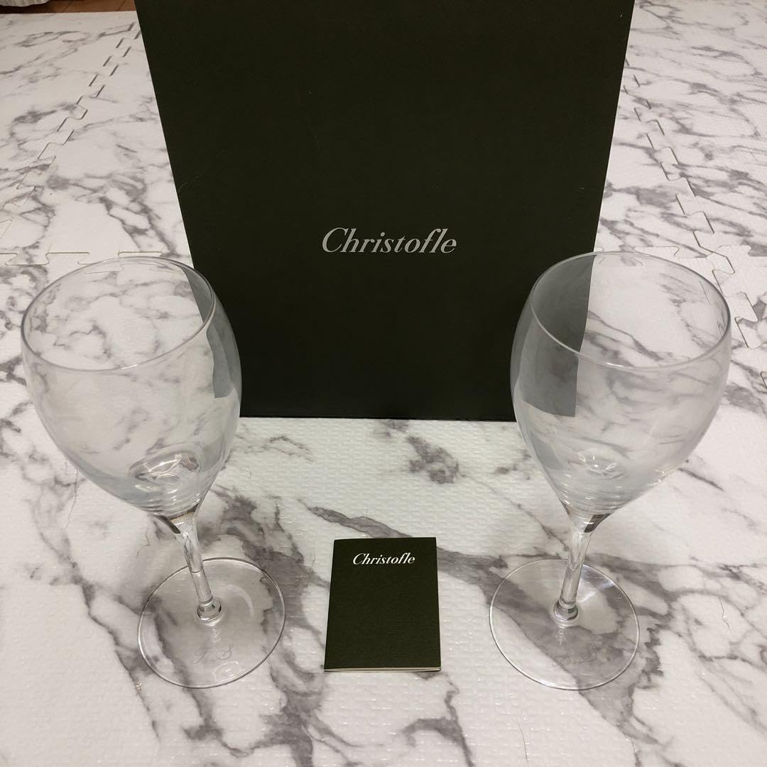 Amazon | Christofle クリストフル ペアグラス ワイングラス | ノー 