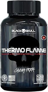 Thermo Flame Hardcore Termogênico - 120 Tablets, Black Skull