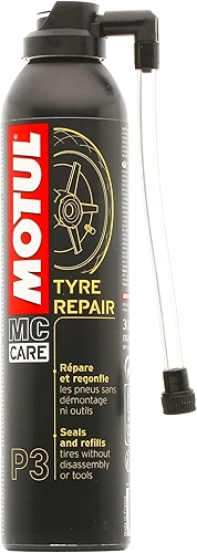Motul - Reparador de pneus P3 Tyre Repair (300ml) | Spray para reparo e enchimento rápido de furos | Solução de emergência sem desmontar a roda