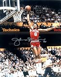 Julius Erving "Dr J" 8 X 10 Autograph Photo on Glossy Photo Paper