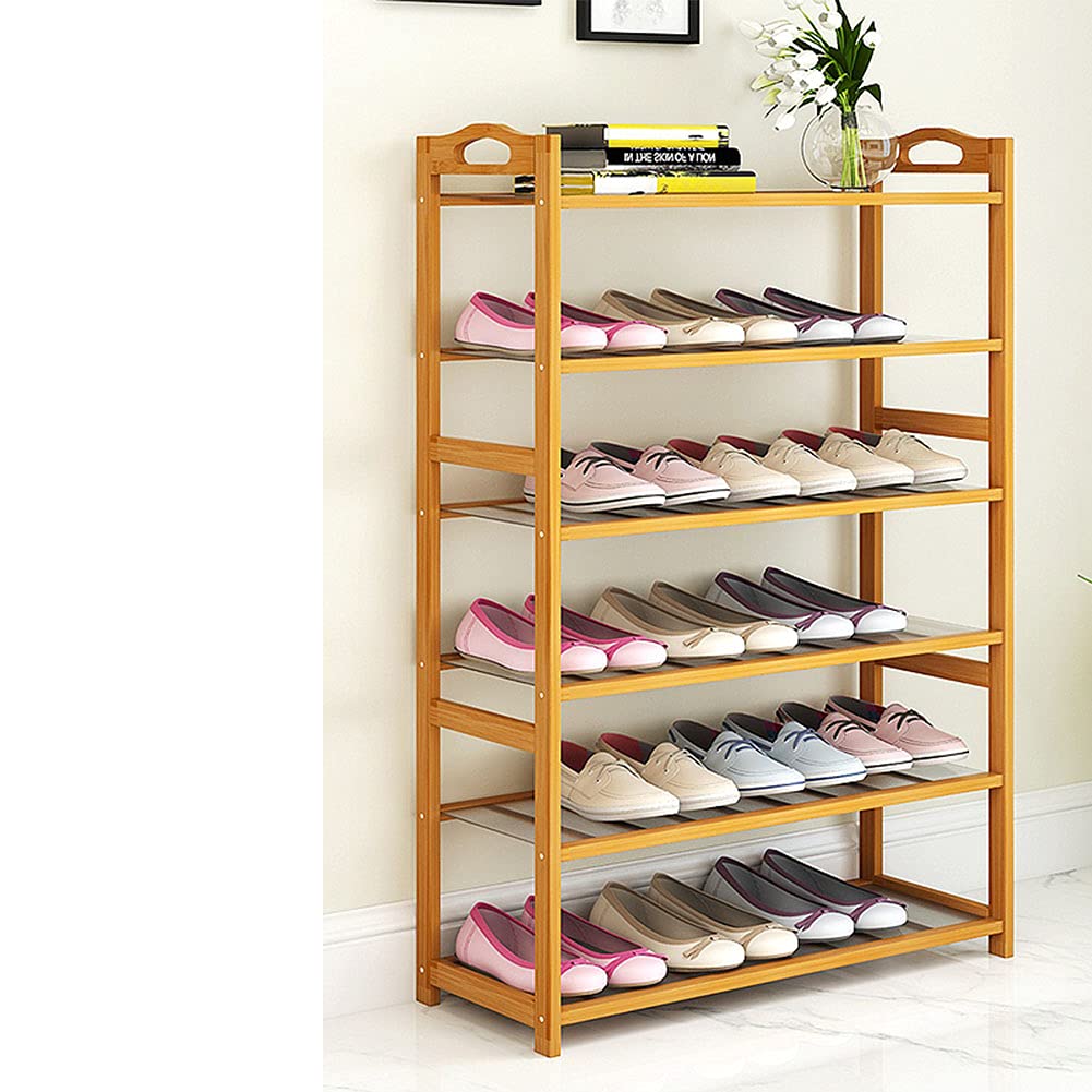 Étagère à chaussures pour chambre et dressing meuble 6 niveaux compact