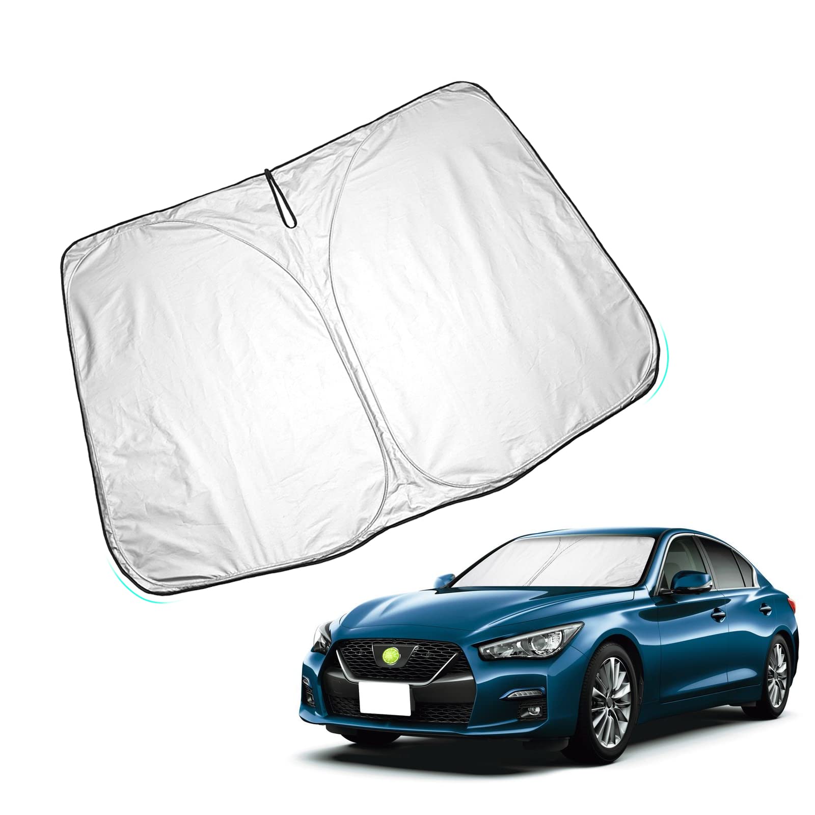 Amazon | HUAHAO 新型 日産 スカイライン v37 専用 サンシェード
