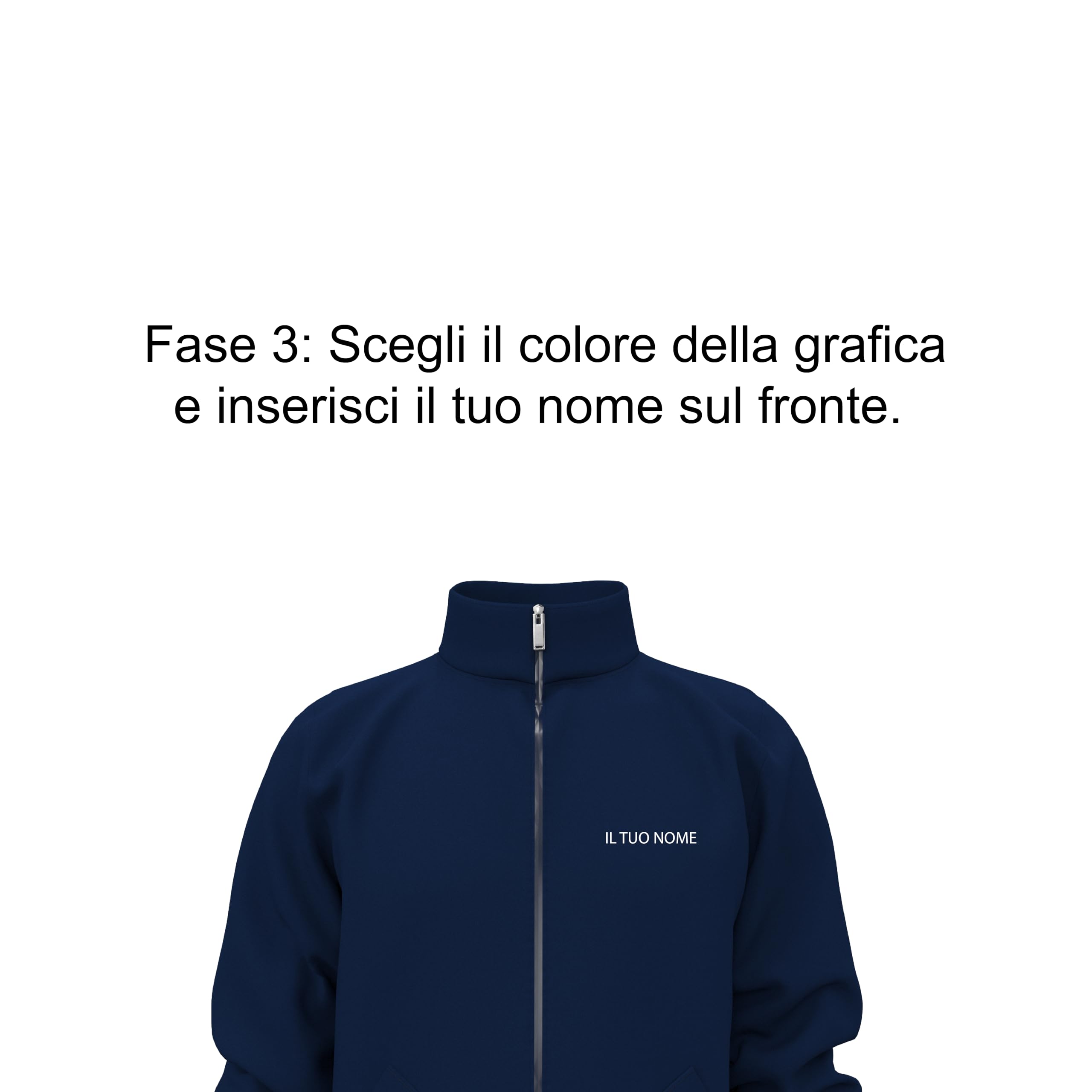 Felpa da Uomo Personalizzata per Medico, OSS e Infermiere, con possilità di Personalizzare Una Manica.