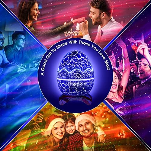 LED Galaxy Star Projector Light 2.0 Night Light Projector with Remote Control White Noise Timer Bluetooth Music Colour Changing 360° Rotation Ceiling Projector Light for Bedroom Living Room Party