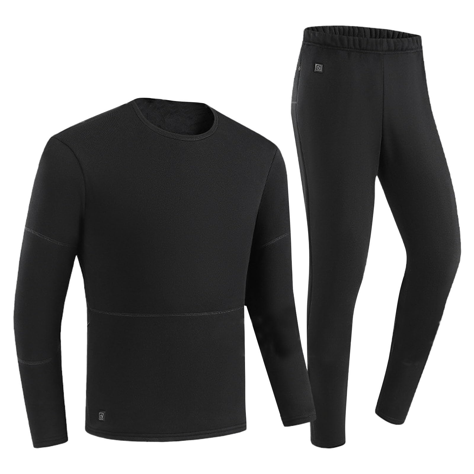 Thermo Anzug Herren Funktionswäsche Langarm Skiunterwäsche Atmungsaktiv Funktionsunterwäsche Warme Thermowäsche Set Thermo Leggings Thermo Kleidung Weich Thermo Oberteil