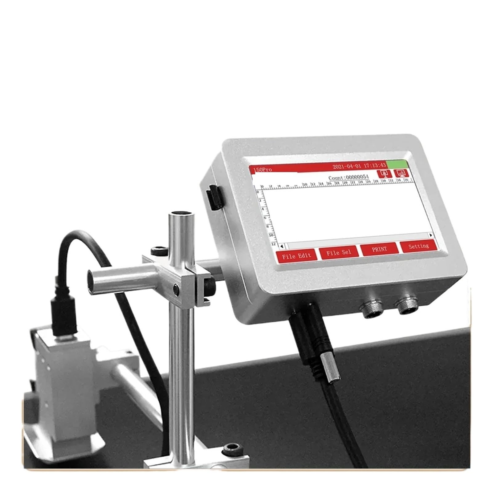 MYUYEE 150Pro 12.7Mm Online Printer Thermal Inkjet Printer Qr Barcode Batch Number Logo Expiry Date On Any Surfaces