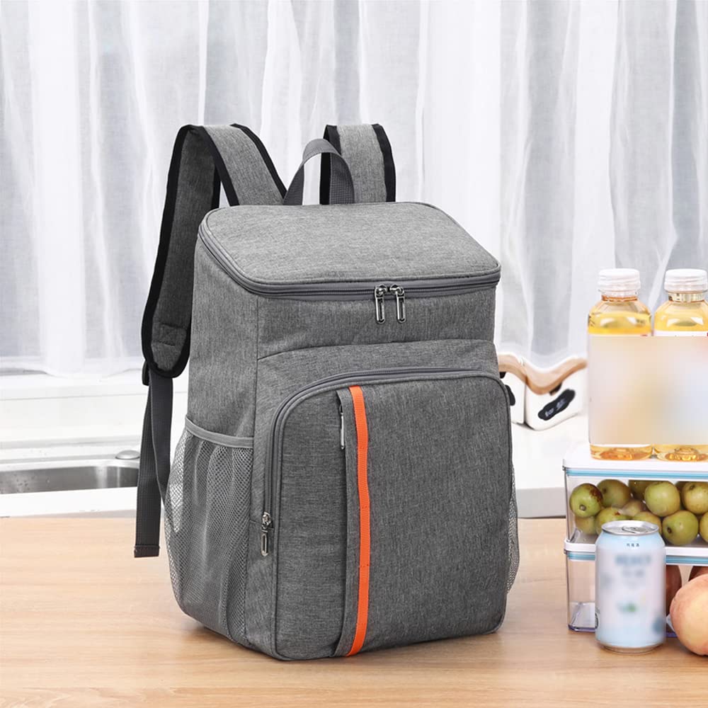 Wakects Zaino Termico 18 Litri Isotermico per Pranzo Picnic Nero