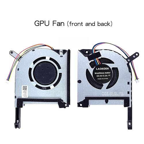 Miniatura 5 de Nuevos ventiladores de refrigeración de repuesto para ASUS TUF Gaming (2020) FX505D FX505DT FA506 FX506 FX506LU FX706 FX95DU FX506L FX505DD FX505