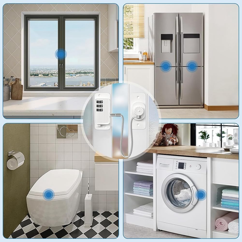 Lucchetto Frigorifero Con Combinazione - Confezione Da 2, Sicuro Per Bambini, Adesivo Forte - Foto 7