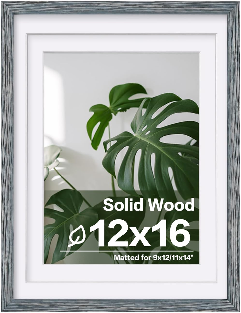 Cadre photo 30,5 x 40,6 cm en bois massif véritable Egofine