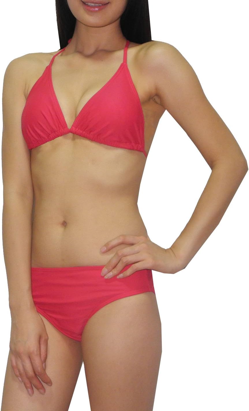 2 PCS SET: Lascana Womens Bikini Top & Bottom Dri-Fit Surf Swimsuit