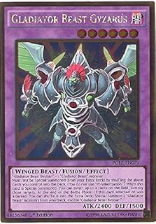 Yu-Gi-Oh! - Gladiator Beast Gyzarus (PGL2-EN079) - Premium Gold: Return of the Bling - Unlimited Edition - Gold Rare