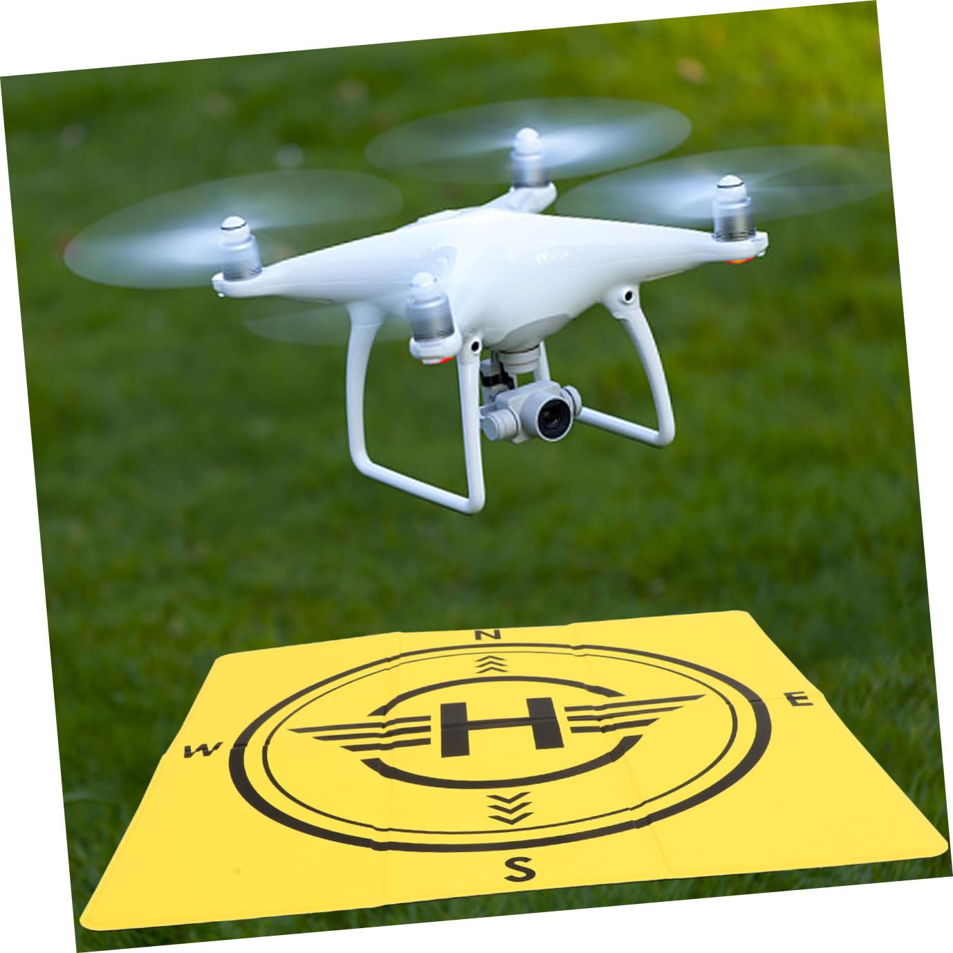 UPKOCH Doppelseitige Faltbare Drohnen-landematte Aus Strapazierfähigem Material, Windstabil Und Leicht, Kompatibel Mit Air 3, Ideal Für Outdoor-Landing Auf Unebenem Gelände Und Sand