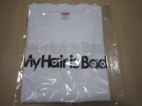 Amazon | M白 My Hair is Bad ロゴTシャツ | Tシャツ・カットソー 通販