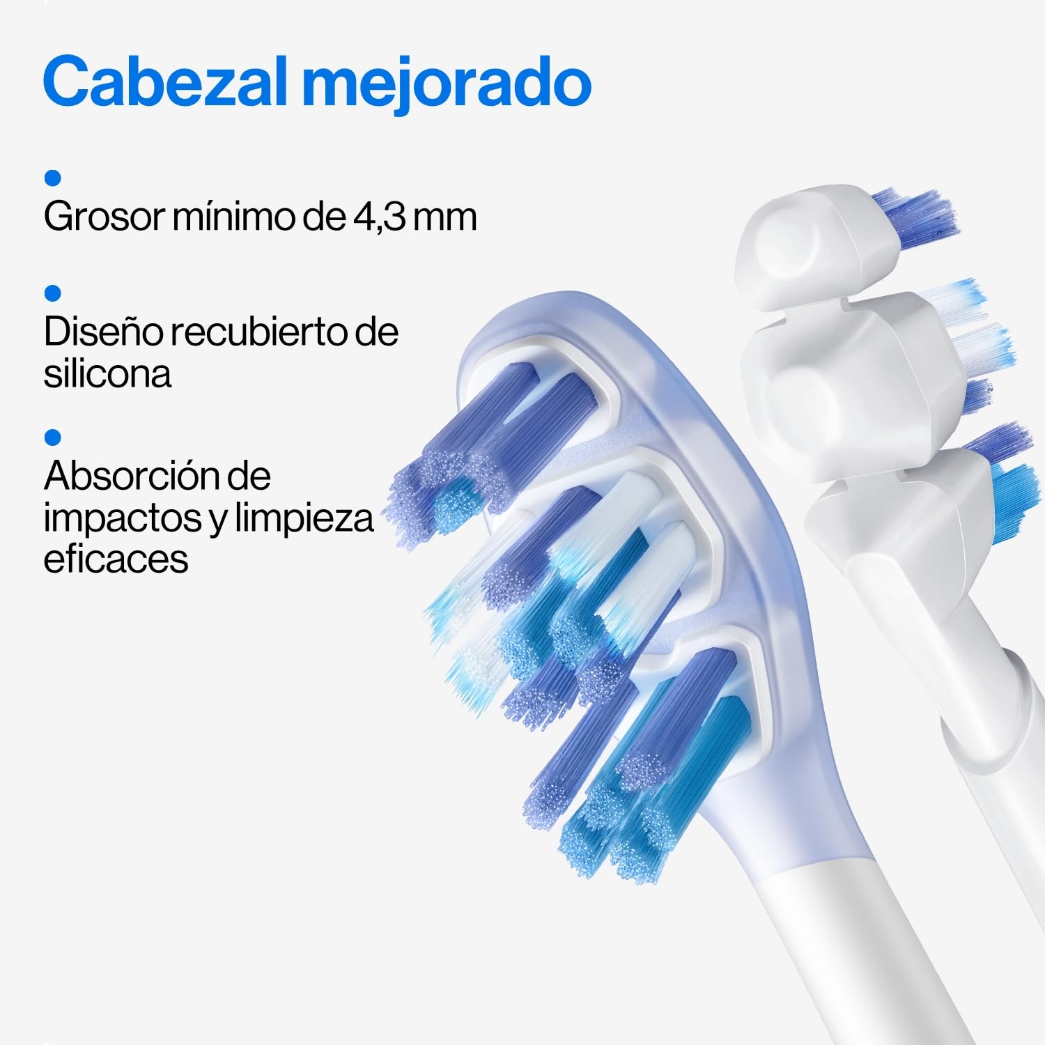 Cepillo de dientes eléctrico usmile Y20PRO, cepillo inteligente con alimentación AI con modo automático AM/PM, 4 modos de cepillado, batería de 90 días, control por aplicación, mapa 3D en tiempo real