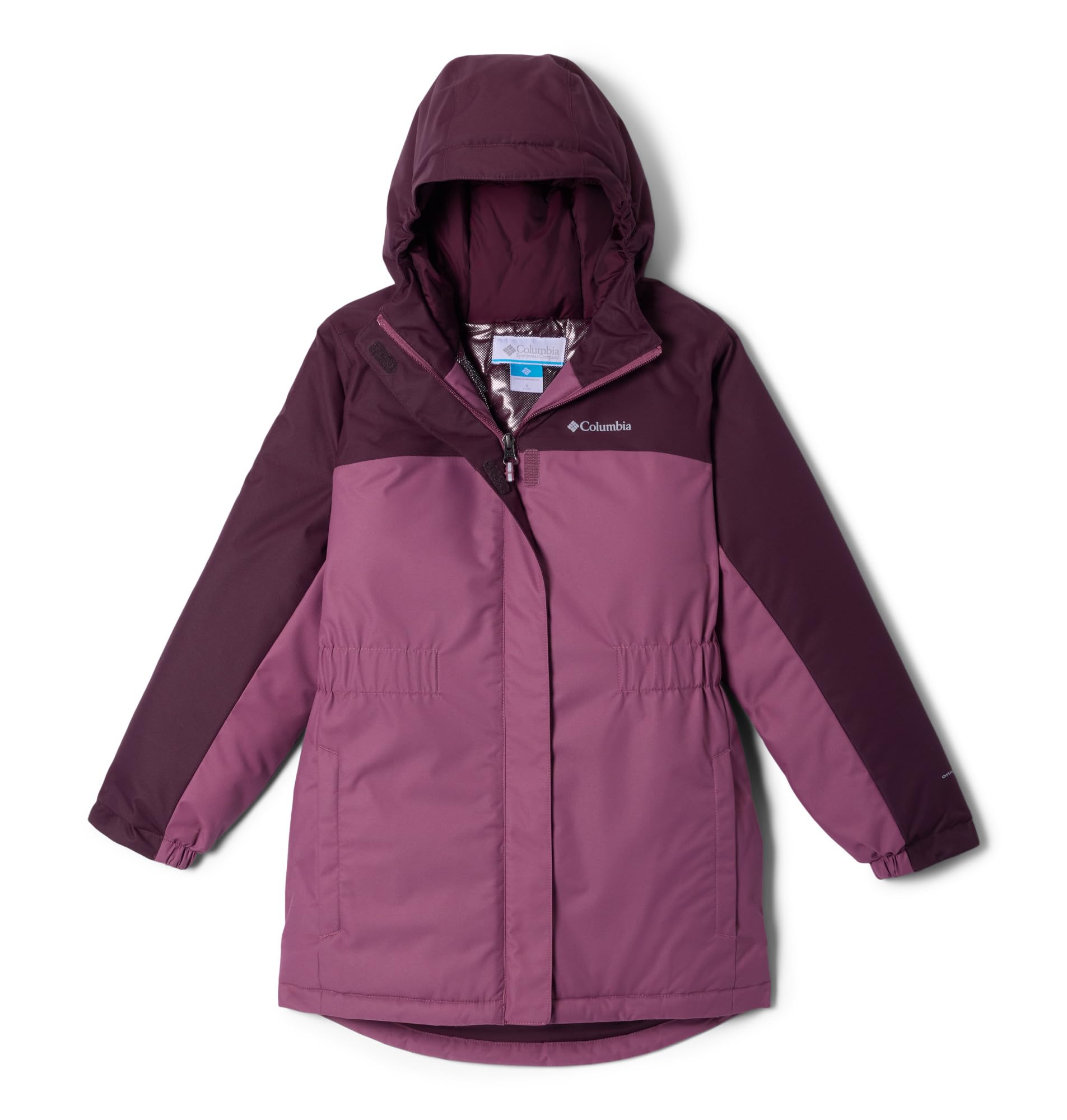 Columbia Youth Mädchen Hikebound 2 Lange Isolierte Jacke Winterjacke, Antik Mauve/Moonvista, L