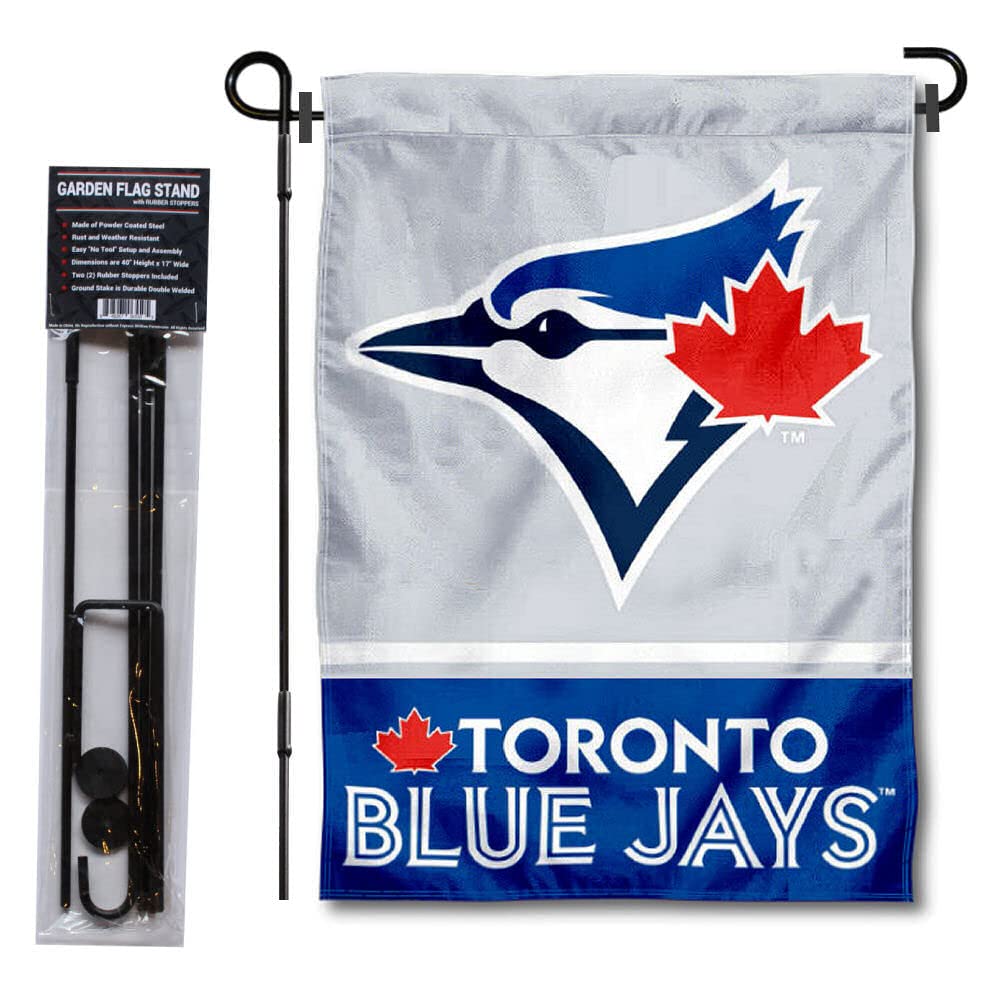Cleveland Baseball Garden Flag & Stand Set - 13x18 Inch Double Sided, 40” Steel Pole