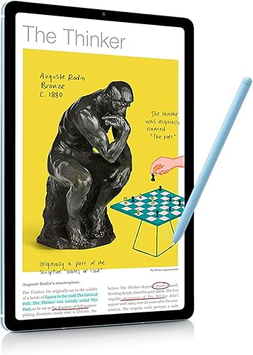 Miniatura 5 de Dogxiong Paquete de 2 bolígrafos Galaxy Tab S6 Lite de repuesto para Samsung Galaxy Tab S6 Lite S Pen Stylus Pen de repuesto, color azul angora