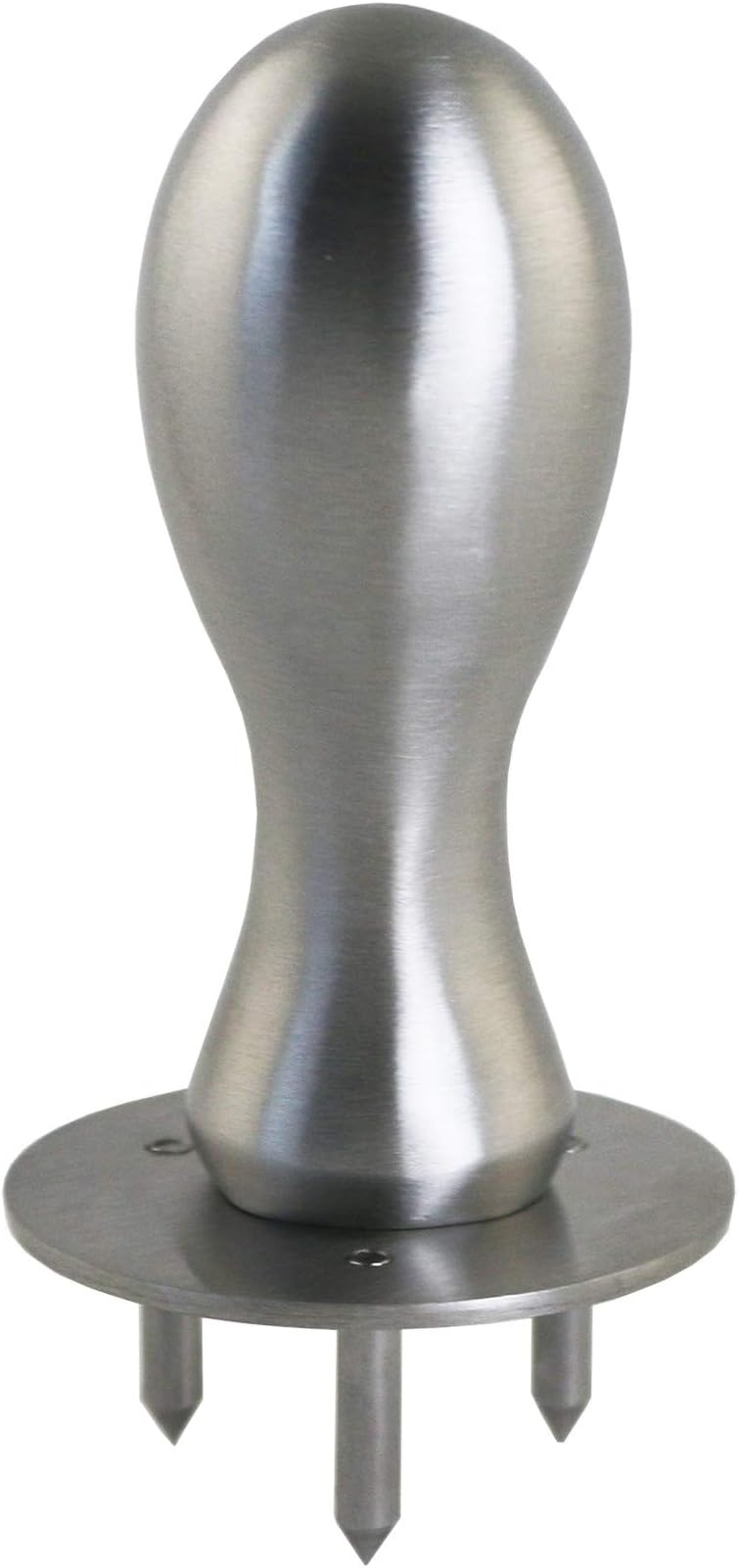 3.5 Inch Brushed Stainless Steel Three-Pronged Cheese Clincher/Holder