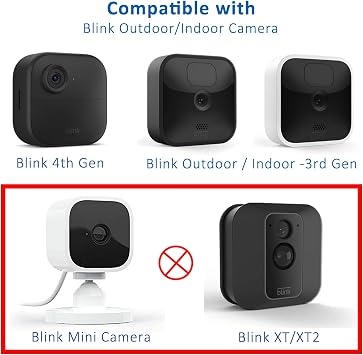 All New Blink Outdoor 4th & 3rd Gen Camera Mount Bracket,3 Pack Full Weather Proof Housing/Mount (Blink Camera not Included)