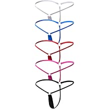ETAOLINE Womens Low Rise Sexy Underwear Y-Back G-string Lingerie Thong Panty