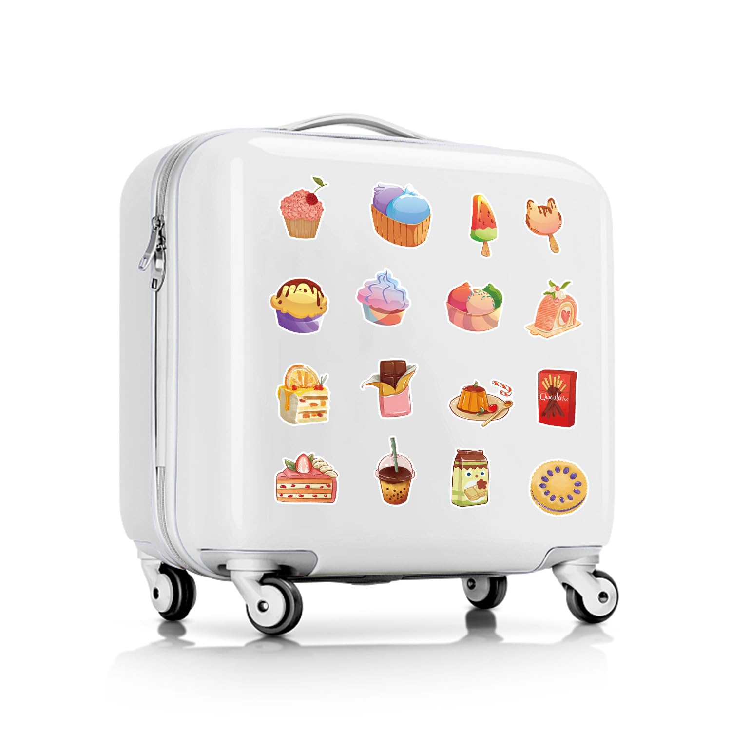 100 Pcs Snacks Stickers for Kids Teens Adults Boys Girls Gift,Stickers Pack for Laptop,Skateboard,Luggage,Car,Bike - Image 2