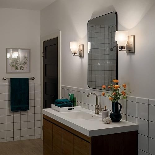 Miniatura 4 de Kichler Vionnet - Aplique de pared con 1 luz de 8.5 pulgadas con cristal transparente, color negro