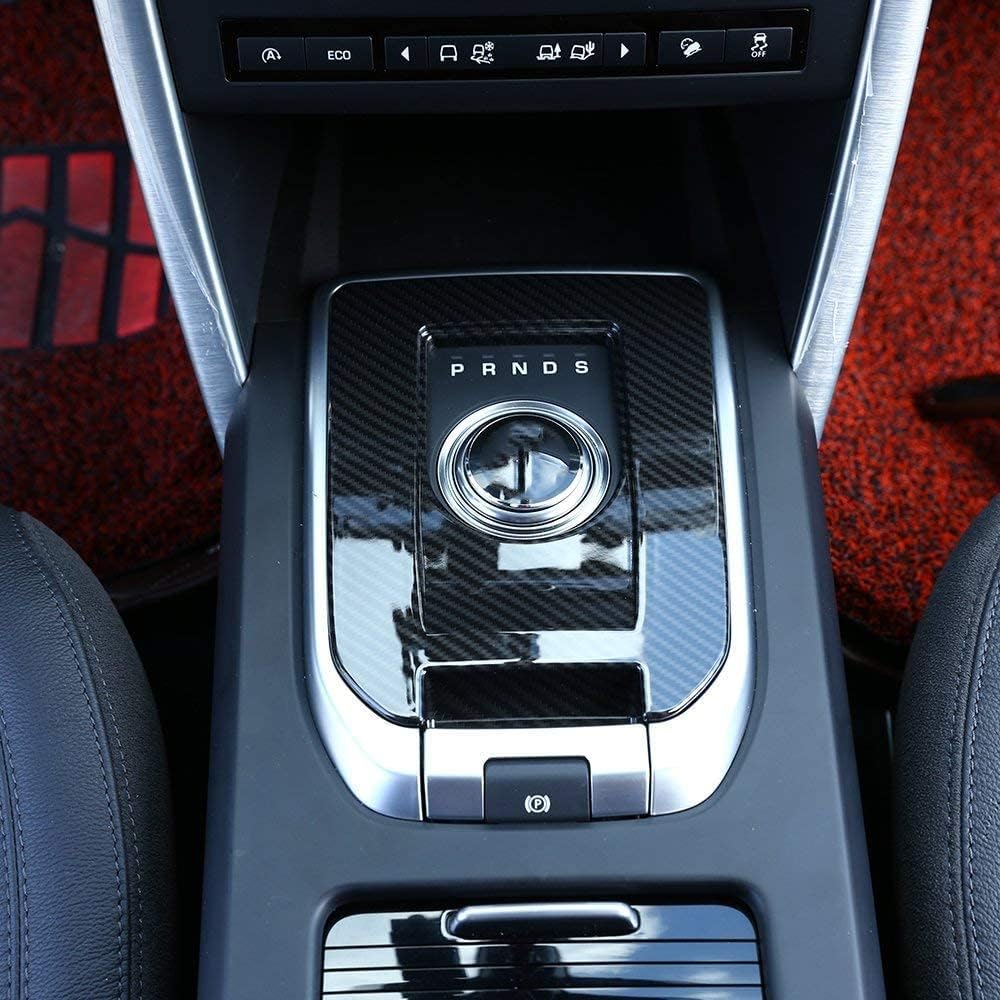 Autobro for Land Rover Discovery Sport 2015-2019 ABS Plastic Gear Shift Cover Trim Car Accessories Carbon Black