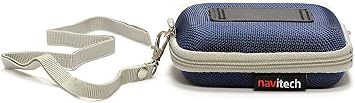 Navitech Dark Blue Hard Carry Case Compatible with The BACtrack Mobile Breathalyzer