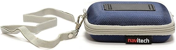 Navitech Dark Blue Hard Carry Case Compatible with The BACtrack Mobile Breathalyzer