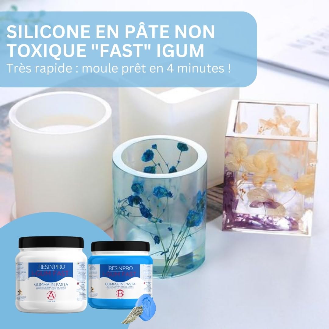 Pâte De Caoutchouc Silicone I-GUM 1000 Gr – Transparente, Neuve, Pour Moulage Ou Réparation