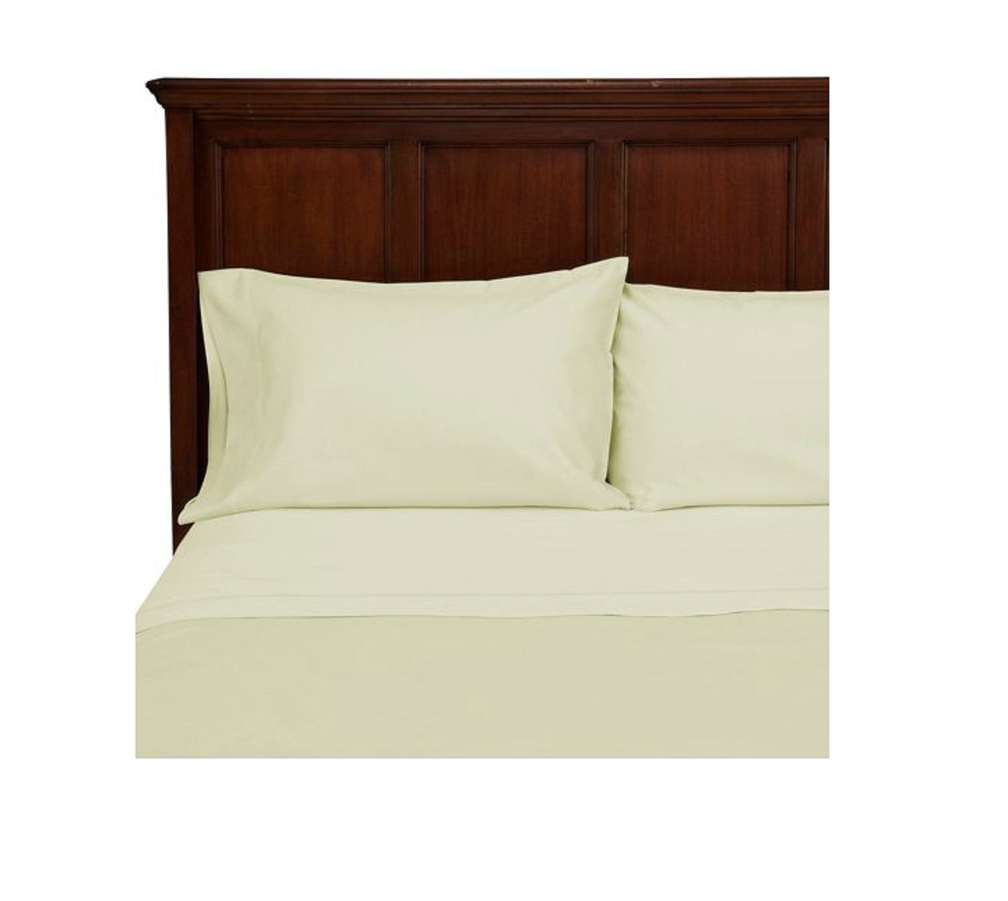 Wrinkle-Free 100% Egyptian Cotton 600-Thread Count 2 SANDARD QUEEN Pillowcases