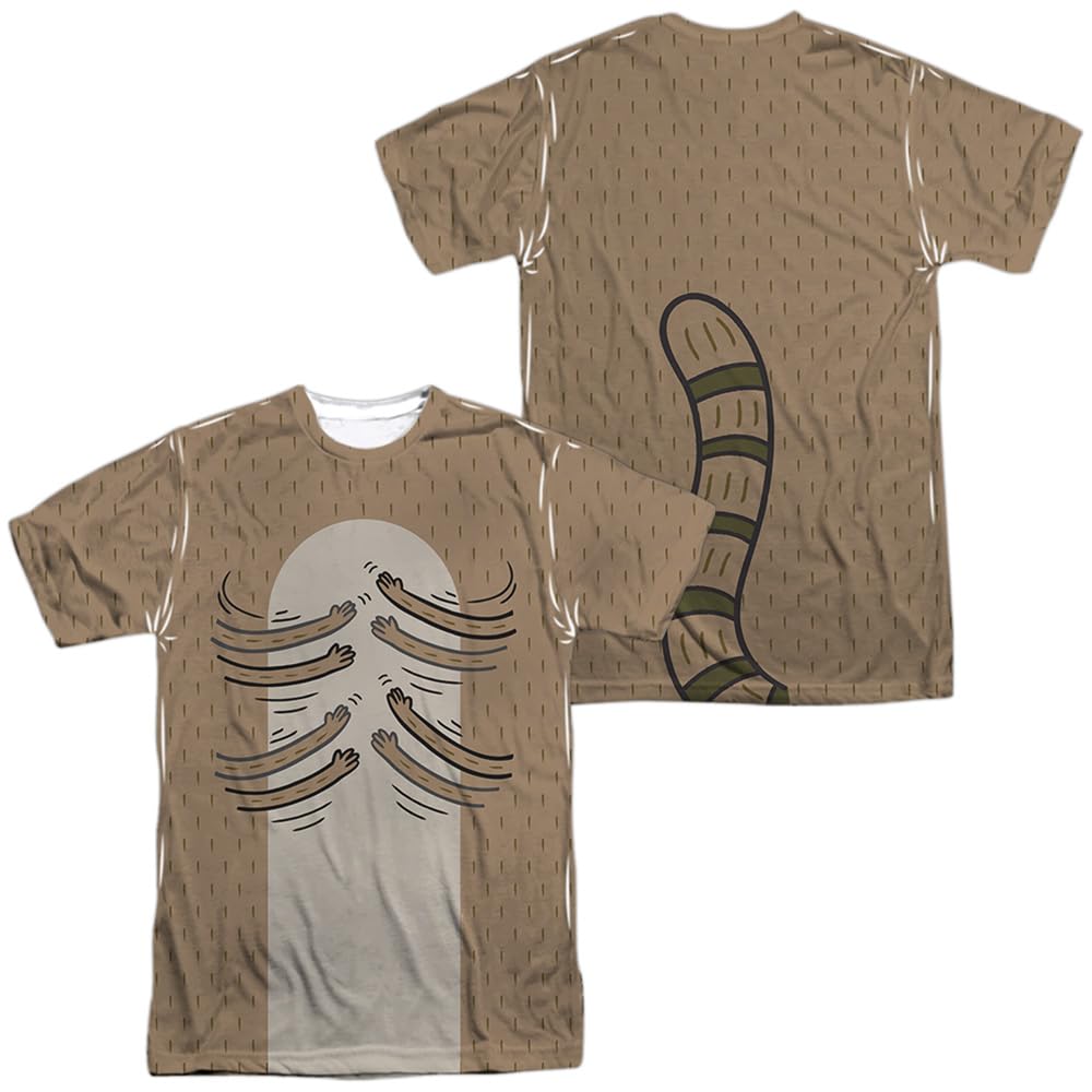 Regular Show Hamboning Unisex Adult Sublimated Halloween Costume T Shirt (Front/Back)