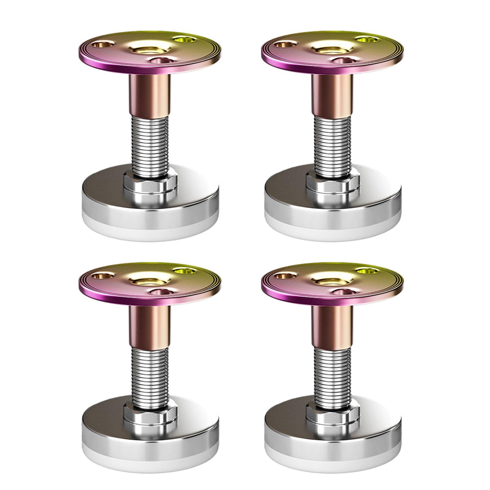 4Pcs Furniture Cabinet Stabilizers Headboard Stopper Adjustable Threaded Bed Frame Anti-Shake Tool Hardware Enduring Furniture Cabinet Stabilizers Hardware