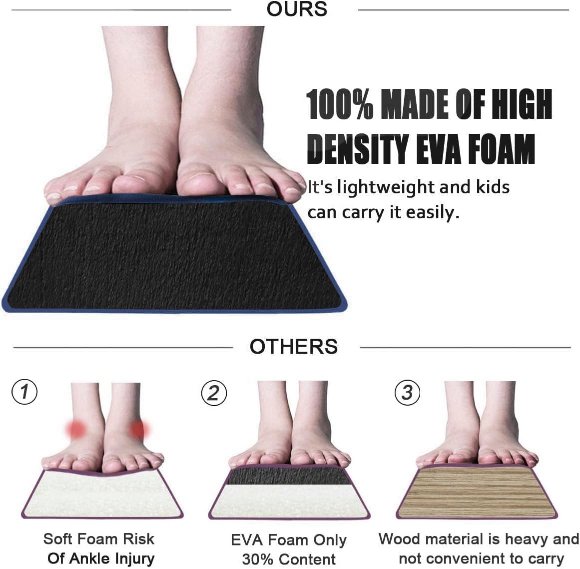 FBSPORT Trave Ginnastica Artistica per Casa 240/270/300 cm in Pelle PU, Trave di Equilibrio Pieghevole con Fondo Antiscivolo per Bambini, Principianti e Ginnasti Professionisti