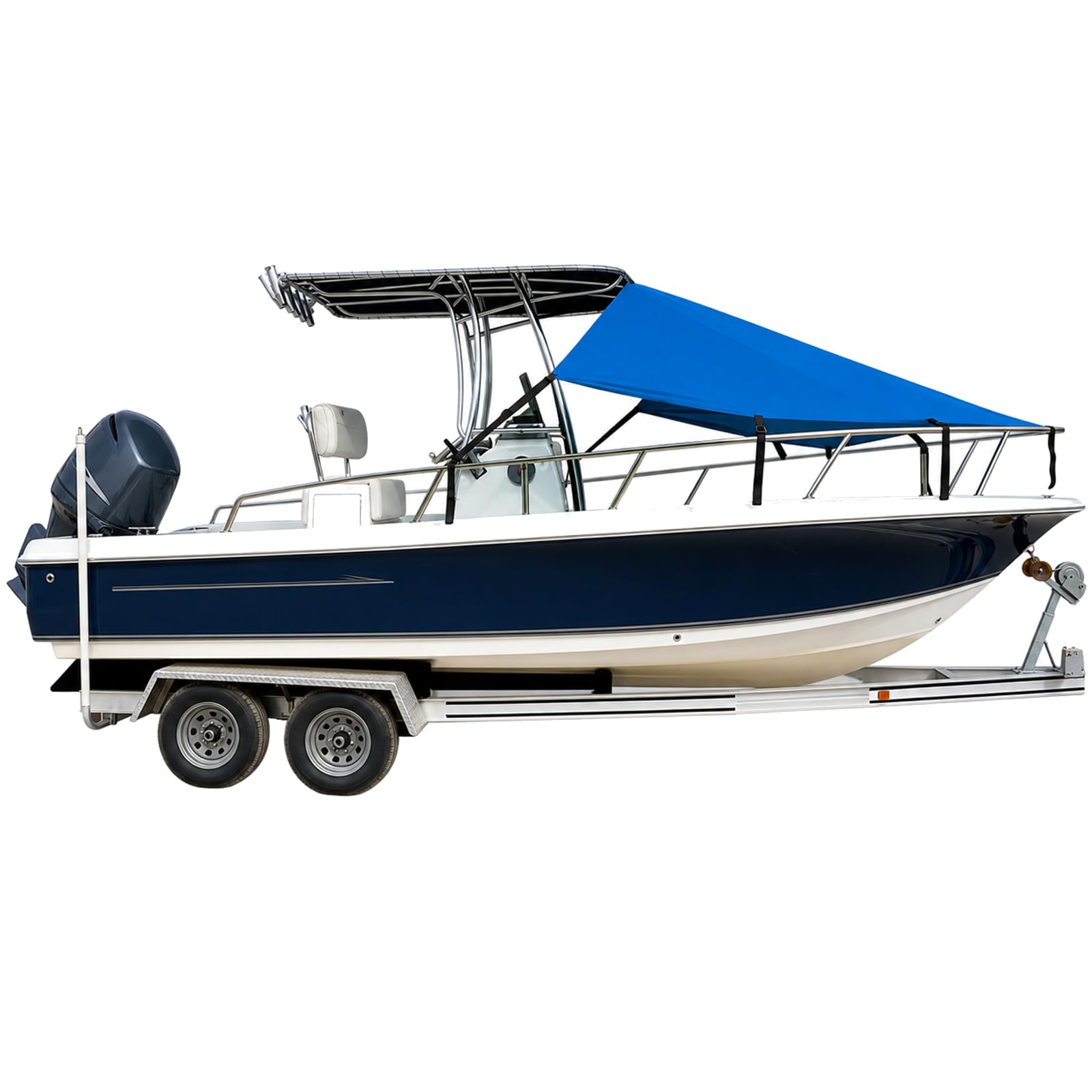 Tendalino a T Estensione,Tendalino per Barca,Bimini di Prua con Tendalinos Tendas pers Barca,Protezione UV,Resistenza allo Strappo,per Yachts,motoscafi e Barche da Pesca