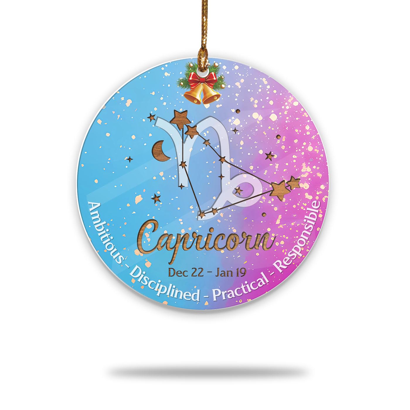 Décoration constellation Capricorne - Cadeau Noël astrologie idéal