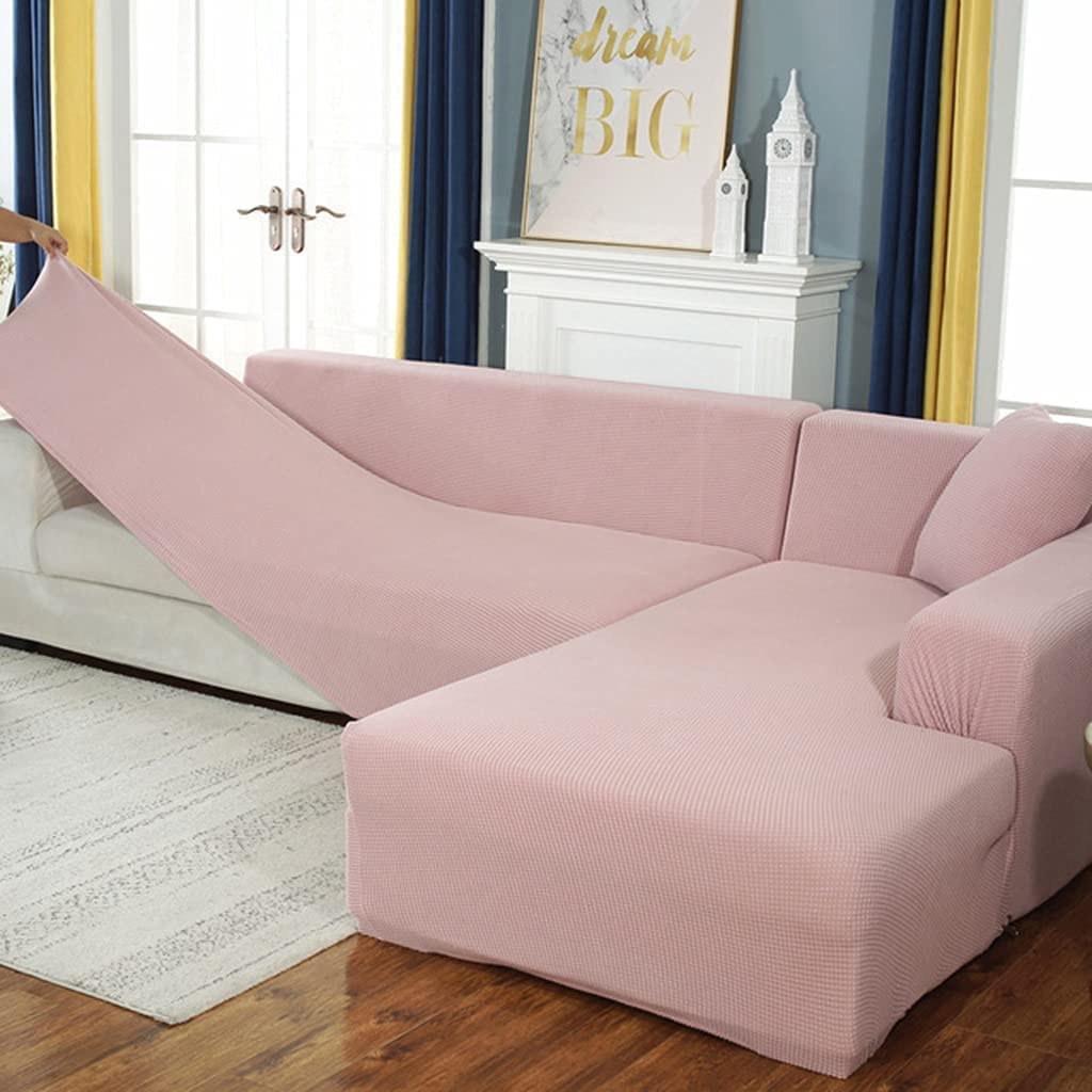 BOLUXIU Sofa Cover, Corner Extendable Stretch Sofa Slipcovers Extendable Sofa Slipcovers for 1/2/3/4 seats (L-shaped corner sofa requires two) — image 1