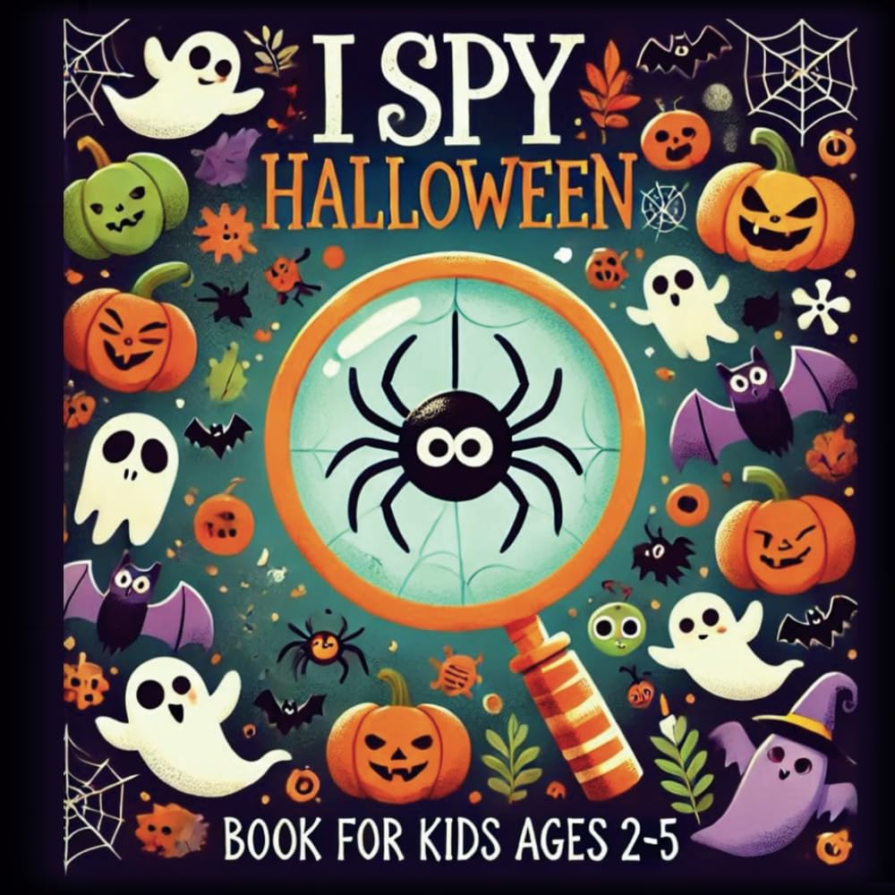I spy halloween book for kids ages 2-5: Find Ghosts, Bats, and More in This Spooky Search! – A Fun Challenge for Little Explorers!