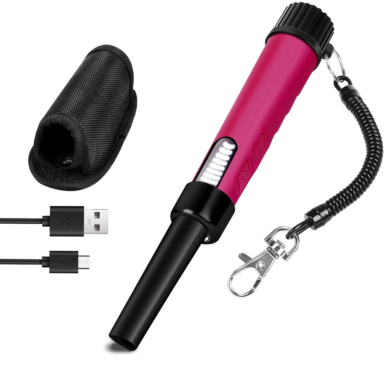 MCJ Metal Detector Professionali Rilevatore Metalli Impermeabile IP68, 14h Autonomia, 3 Modalità (Ricerca/Risparmio), per Spiaggia, Oro & Monete, Batteria Litio 900mAh