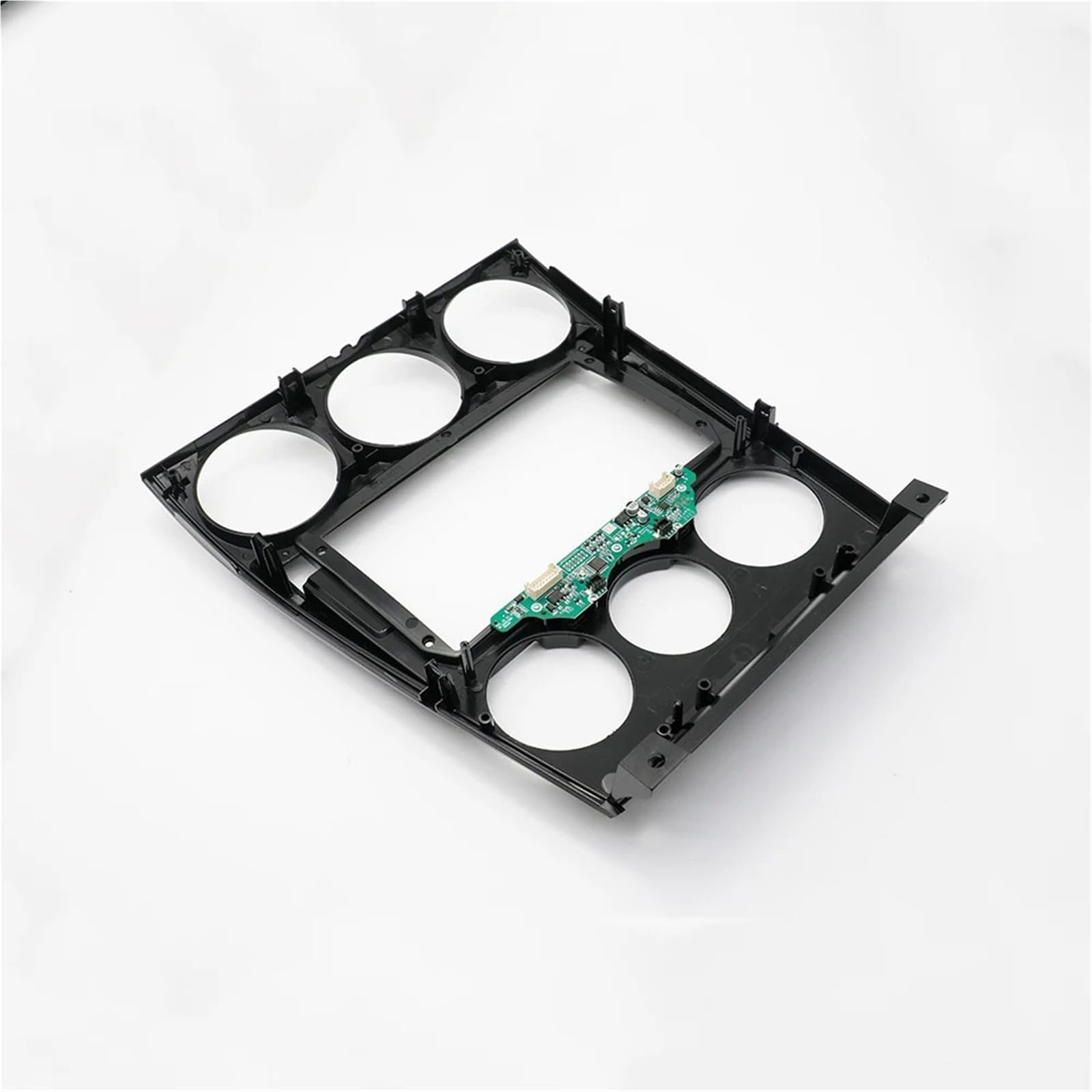Cadre Panneau D'autoradio Cadre Voiture 9 Pouces, Panneau Stéréo Fascia, Tableau, Double Din, Climatisation, Câble d'alimentation Canbus Intégré pour Mazda 6 2002 – 2007