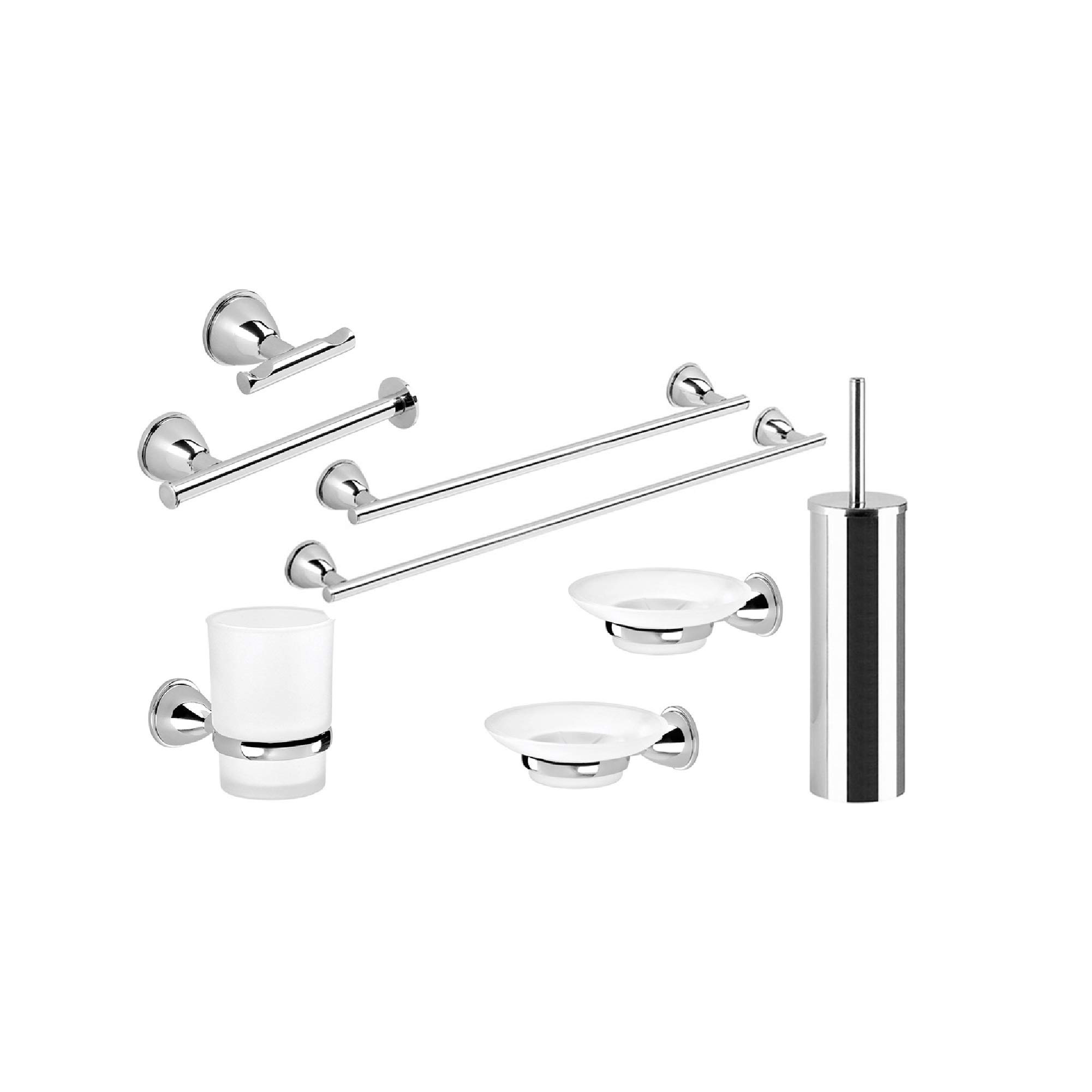 Gedy Set 8 pezzi Genziana cromato