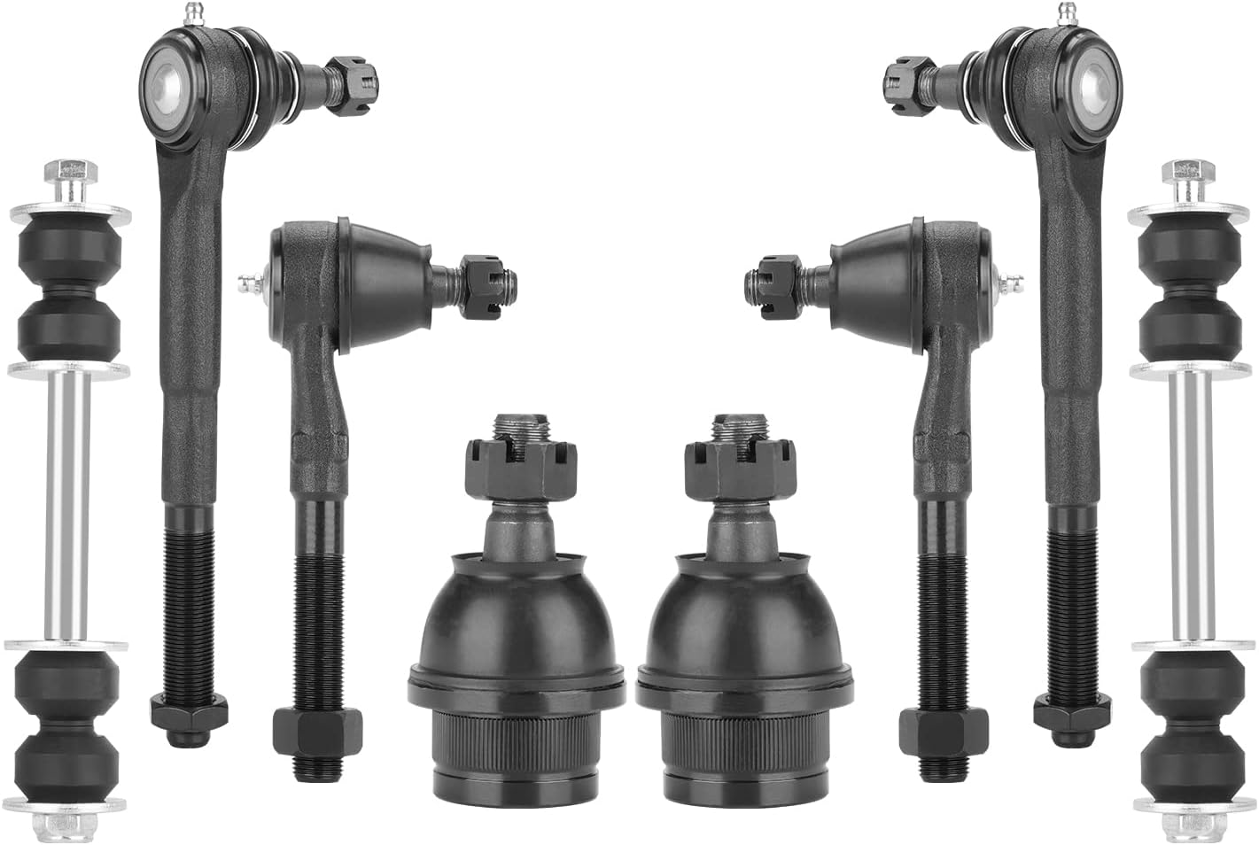 2WD Front Upper Control Arm Ball Joint Fit for Ford F150 Expedition 1997-2002, 1997-1999 F250, Fit for Lincoln Navigator 1998-2002, Blackwood - 10pc Set
