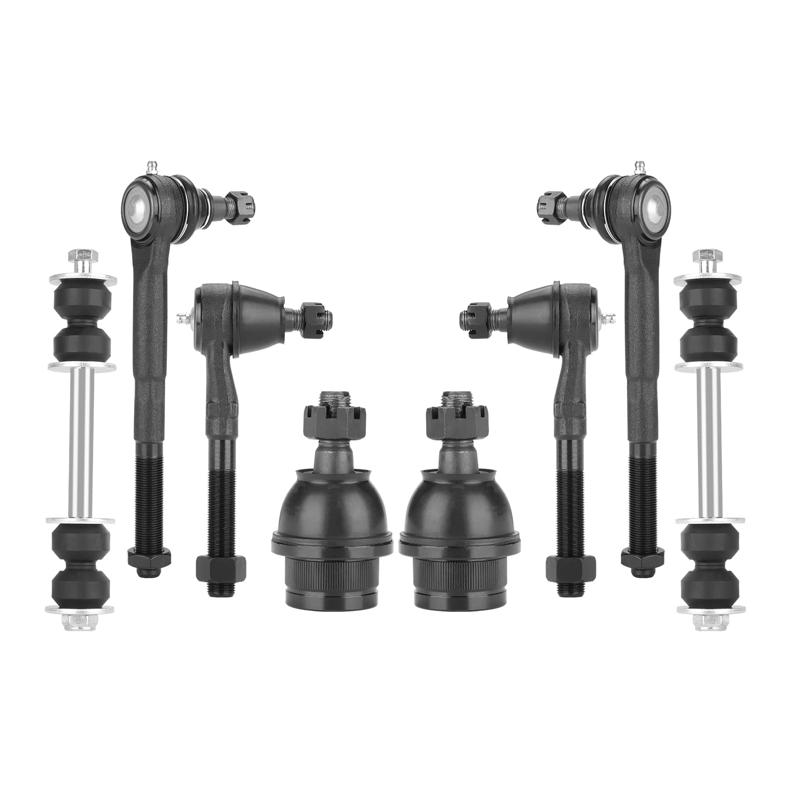 Kit Sospensione Anteriore Bracci Di Controllo E Tiranti Per Ford F150 F250 Expedition 1997-2003, Lincoln Navigator 1998-2002, Modelli 2WD, 10 Pezzi