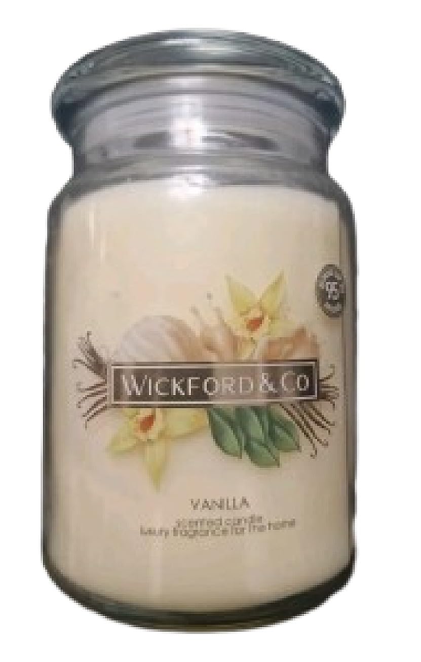 Primark Cream Wickford & Co Scented Candle - Vanilla - Jar